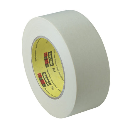 3M 234 Scotch General Purpose Masking Tape, 5.9 mil, Tan, 24 mm x 55 m (7000048943) (36 Pack)