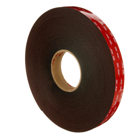 3M 5952 Heavy Duty Double-Sided Acrylic Foam Mounting Tape, Black, 3/4 in x 15 yd, 45 mil (7000049237)  - (12Pack)