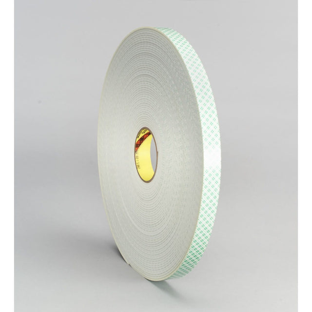3M Extra-thick Multipurpose Mounting Tape, Off-White, 3/4 in x 7 yd, 1/8 in Thick (4008) (7000049239)  - (12Pack)