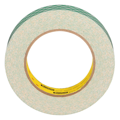 3M 410M Scotch Double Coated Paper Tape, Natural, 1 in x 36 yd, 5 mil (7000049274) (36 Pack) - 3