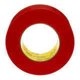 3M 5903 Outdoor Masking Poly Tape, Red, 1.88 in x 60 yd, 7.5 mil (7000049309)  - (24Pack) - 4