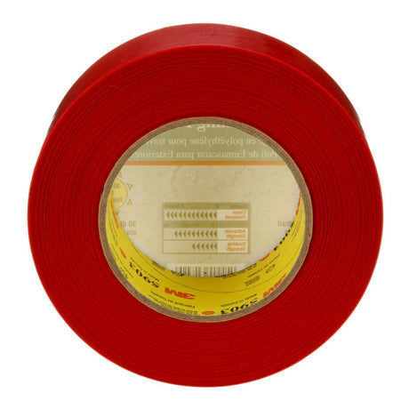 3M 5903 Outdoor Masking Poly Tape, Red, 1.88 in x 60 yd, 7.5 mil (7000049309)  - (24Pack) - 5