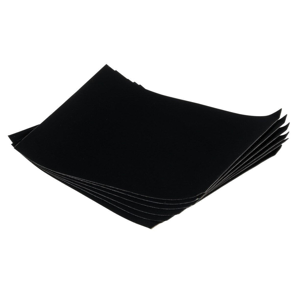 3M TB641 Gripping Material, Black, 6 in x 7 in, Adhesive Backed Sheets (7000049649) (6 Pack) - 3