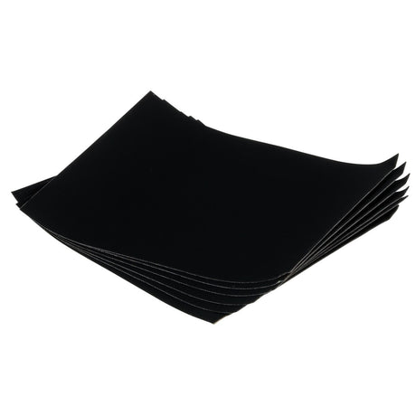 3M TB641 Gripping Material, Black, 6 in x 7 in, Adhesive Backed Sheets (7000049649) (6 Pack) - 3