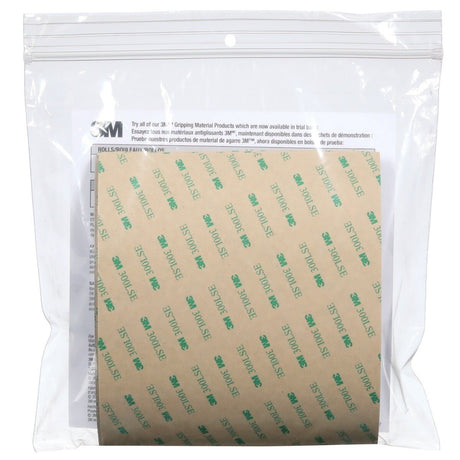 3M TB641 Gripping Material, Black, 6 in x 7 in, Adhesive Backed Sheets (7000049649) (6 Pack) - 7