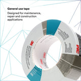3M 3900 Multi-Purpose Duct Tape, Olive, Rubber Adhesive, Water Resistant, 48 mm x 54.8 m, 7.6 mil, Individually Wrapped Conveniently Packaged (7000049744)  - (24Pack) - 4