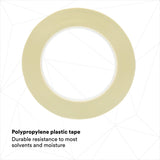 3M 218 Scotch Fine Line Premium Masking Tape, Green, 3/16 in x 60 yd, 5.0 mil, High Performance Polypropylene Tape (7000050050)  - (12Pack) - 6