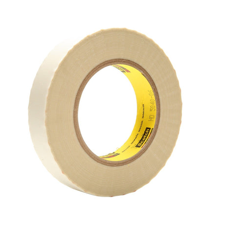 3M Glass Cloth Tape 361, White, 1 in x 60 yd, 6.4 mil (361) (7000050071)  - (9Pack)