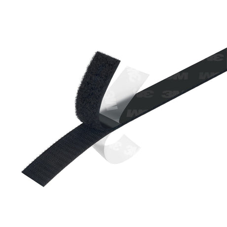 3M SJ3401 Loop Fastener, Black, 2 in x 50 yd (7000051773)  - (6Pack) - 4