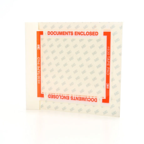 3M 830 Scotch Pouch Tape Sheets Pad, Pressure Sensitive, Transparent, 5 in x 6 in (7000051809) - 2