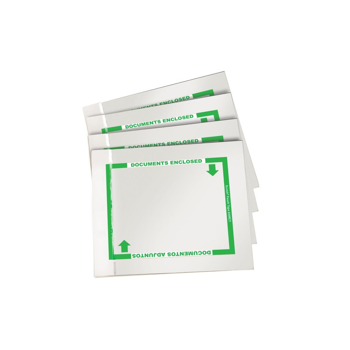 3M 830 Scotch Pouch Tape Sheets Pad, Pressure Sensitive, Transparent, 5 in x 6 in (7000051809) - 4