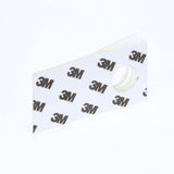 3M 1074 Hang Tab, Clear, 1 in x 2 in, Round Hole (62225) (7000051823)  - (10Pack) - 2