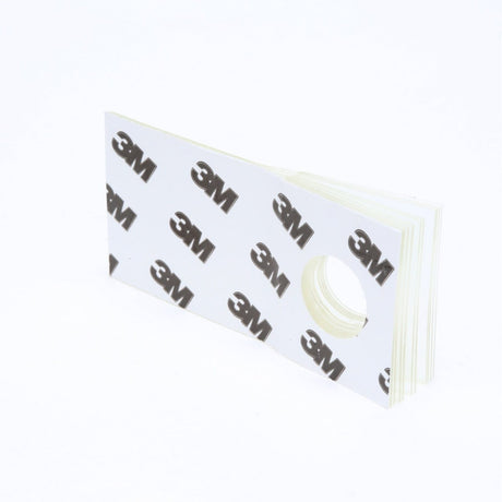 3M 1074 Hang Tab, Clear, 1 in x 2 in, Round Hole (62225) (7000051823)  - (10Pack) - 3