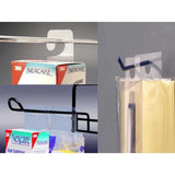 3M 1074 Hang Tab, Clear, 1 in x 2 in, Round Hole (62225) (7000051823)  - (10Pack) - 5