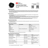3M SJ3418FR Flame Resistant Loop Fastener , Black, 3/4 in x 50 yd (7000051839) - 6