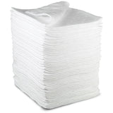 3M HP-255 Oil Sorbent Sheets, High Capacity, White, 17 in x 19 in (7000051869) (50 Pack)