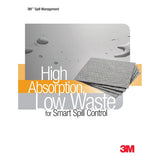3M HP-157 Petroleum Sorbent Pad, High Capacity, White, 34 in x 38 in (7000051873) (50 Pack) - 2