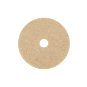 3M 3500 Natural Blend Tan Burnishing Floor Pad, Fine, 19 in, Center Hole (7000051924) (5 Pack)
