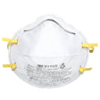3M 8110S Particulate Respirator, N95, Unsealed, Small, Disposable, Adjustable Noseclip, Two Strap, Nosefoam (7000052065) (160 Pack)