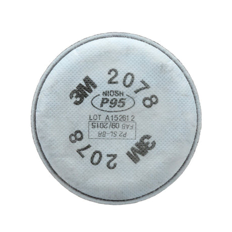 3M 2078 P95 Particulate Bayonet Respirator Filter with Nuisance Level Organic Vapor Acid Gas Relief (7000052066) (1 Pair)  - (50Pack)