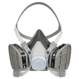 3M 66070 Half Facepiece Disposable Respirator Assembly 51P71 NIOSH Approved Organic Vapor P95 Small Permanently Attached Cartridges (7000052079)  - (12Pack)