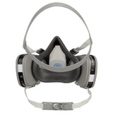 3M 66070 Half Facepiece Disposable Respirator Assembly 51P71 NIOSH Approved Organic Vapor P95 Small Permanently Attached Cartridges (7000052079)  - (12Pack) - 3