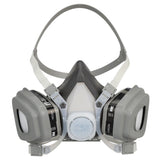 3M 7193 53P71 Half Facepiece Disposable Respirator Assembly, NIOSH Approved, Organic Vapor P95 OV/P95, Large, Permanently Attached Cartridges (7000052081)  - (12Pack) - 2