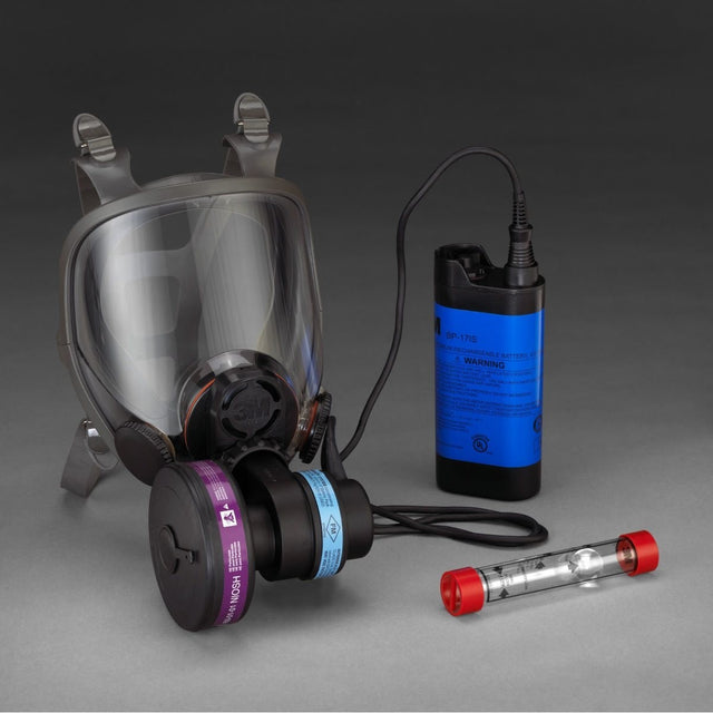 3M 6800PF Face-Mounted Powered Air Purifying Respirator Kit Medium Gray (7000052156)