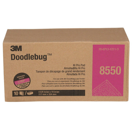 3M 5241 Hi Pro Utility Pad for Stripping, Extra Coarse, Black, 4-5/8 in x 10 in (7000052516) (40 Pack) - 10