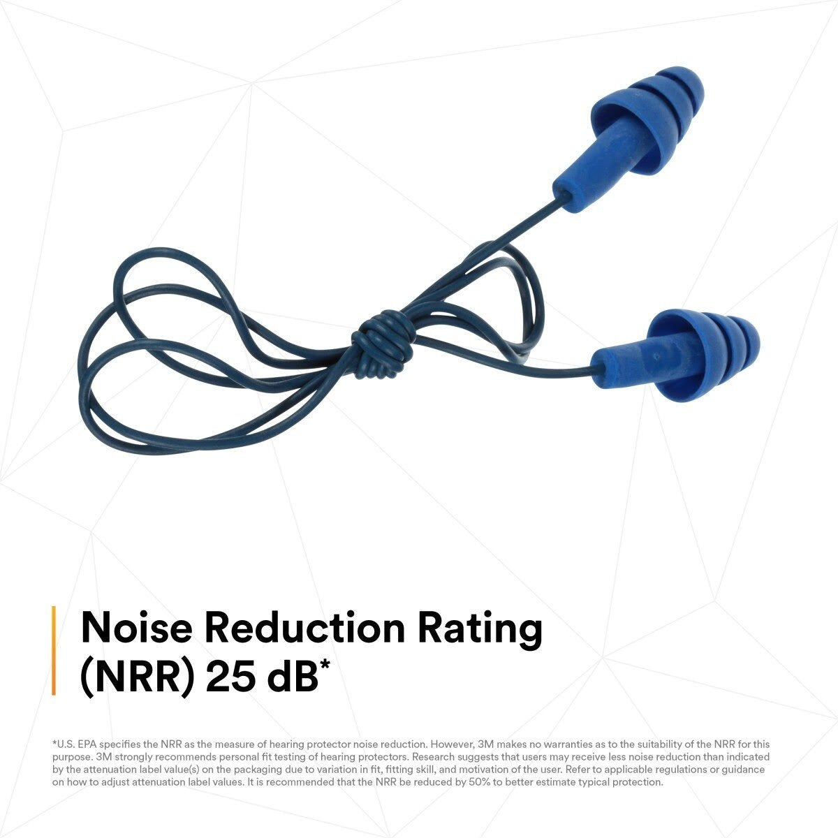 3M 340-4017 E-A-R UltraFit Earplugs, Metal Detectable, Corded, Econopack (7000052725) (2000 Pack) - 2