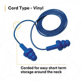 3M 340-4017 E-A-R UltraFit Earplugs, Metal Detectable, Corded, Econopack (7000052725) (2000 Pack) - 6