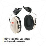 3M 7000052743 Optime 95 Cap-Mount Earmuffs with Universal Hard Hat Attachment 21 dB NRR  - (10Pack) - 3