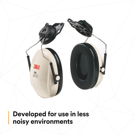 3M 7000052743 Optime 95 Cap-Mount Earmuffs with Universal Hard Hat Attachment 21 dB NRR  - (10Pack) - 3