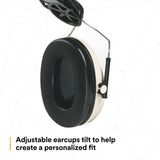 3M 7000052743 Optime 95 Cap-Mount Earmuffs with Universal Hard Hat Attachment 21 dB NRR  - (10Pack) - 5