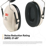 3M 7000052743 Optime 95 Cap-Mount Earmuffs with Universal Hard Hat Attachment 21 dB NRR  - (10Pack) - 6