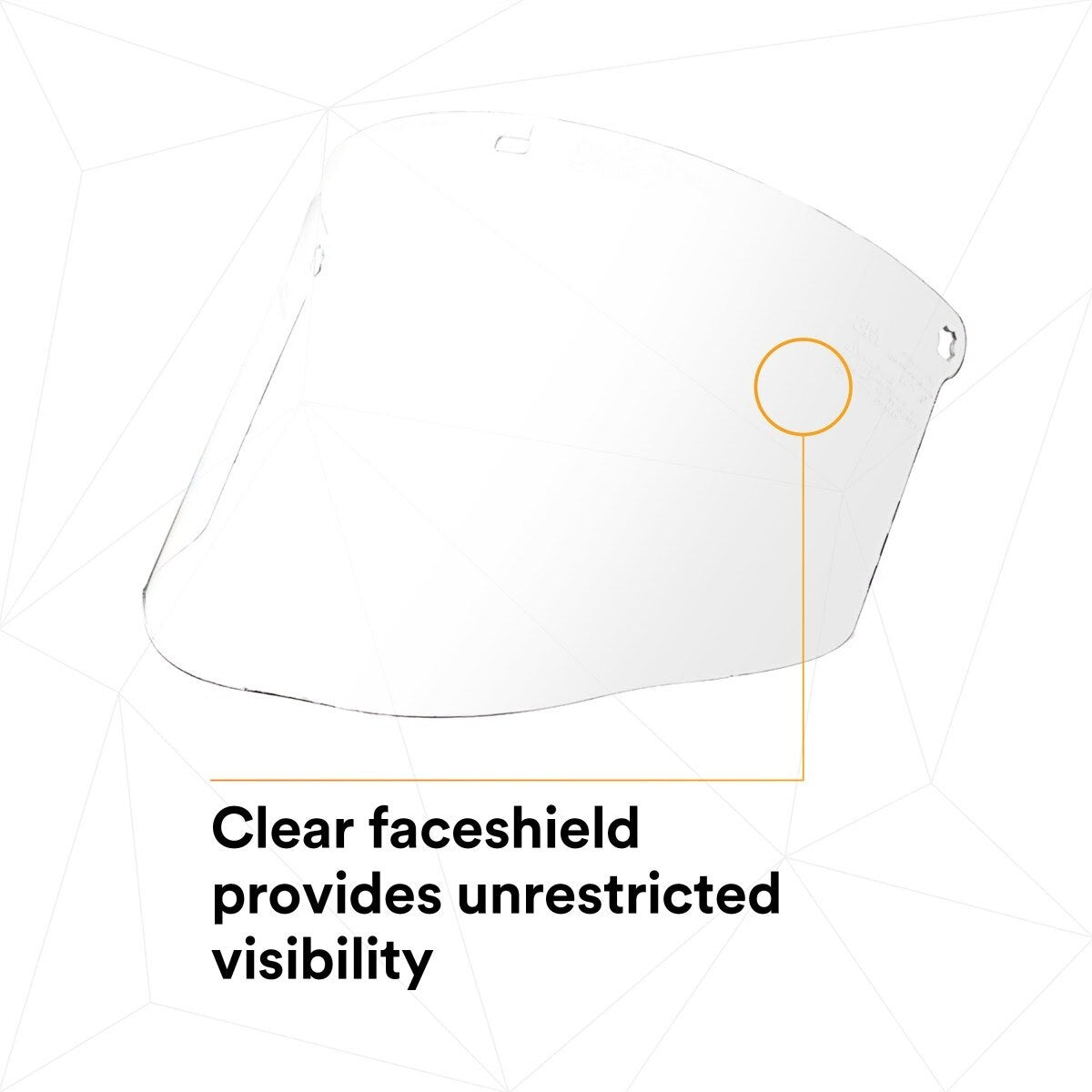 3M 82600-00000 WCP96 Total Performance Polycarbonate Clear Faceshield Window (7000052753)  - (10Pack) - 4