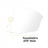 3M 82600-00000 WCP96 Total Performance Polycarbonate Clear Faceshield Window (7000052753)  - (10Pack) - 6