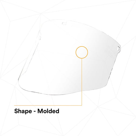 3M 82600-00000 WCP96 Total Performance Polycarbonate Clear Faceshield Window (7000052753)  - (10Pack) - 7