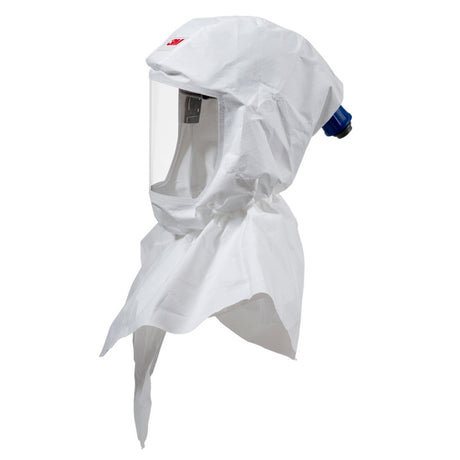 3M S-757 37301 Versaflo Painters Hood Assembly with Inner Shroud and Premium Head Suspension White Standard (7000052768)