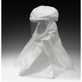 3M S-403L-20 Versaflo Economy Hood S-Series, Medium/Large, White, Clear Visor (7000052786) (20 Pack)