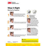 3M 7023 8200 Particulate Respirator N95 Cup Style Disposable White (7000052787) (160 Pack) - 5
