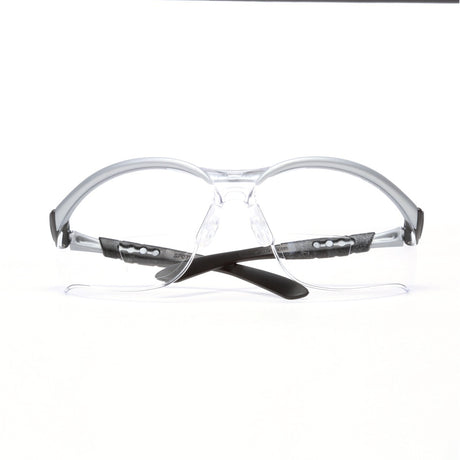 3M BX Reader Safety Glasses with +2.0 Diopter, ANSI Z87, Anti-Fog Anti-Scratch Clear Lens, Silver Frame, Adjustable Temples and Lens Angle (11375-00000-20) (7000052794) (1 Pair)  - (20Pack) - 3