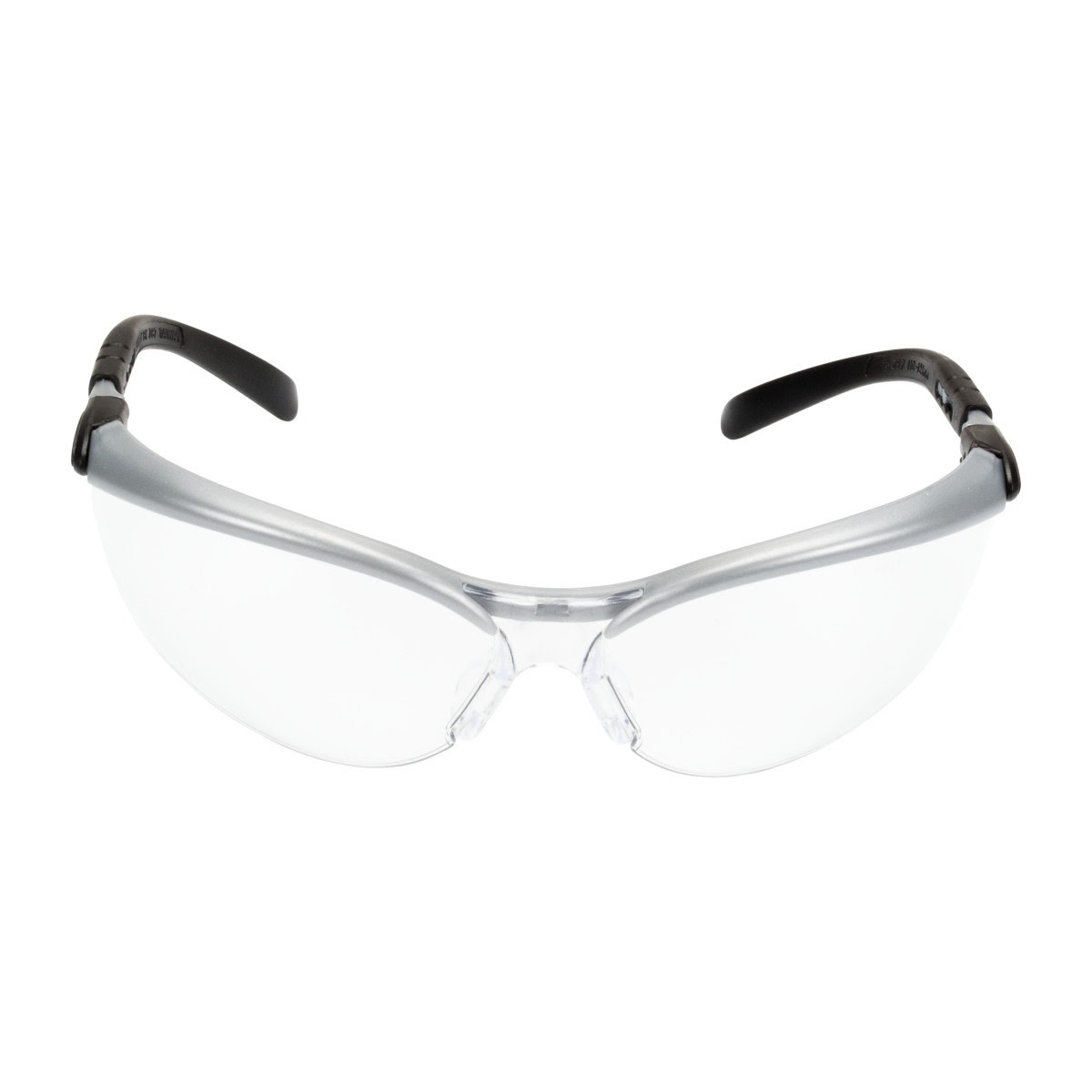 3M 11380-00000-20 BX Protective Eyewear, Clear Anti-Fog Lens, Silver/Black Frame (7000052795)  - (20Pack) - 2