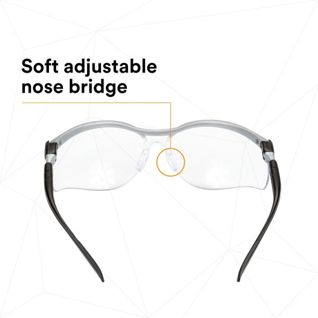 3M 11380-00000-20 BX Protective Eyewear, Clear Anti-Fog Lens, Silver/Black Frame (7000052795)  - (20Pack) - 8