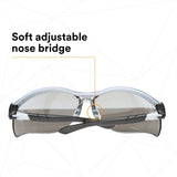 3M 11381-00000-20 BX Protective Eyewear, Grey Anti-Fog Lens, Silver/Black Frame (7000052796)  - (20Pack) - 6