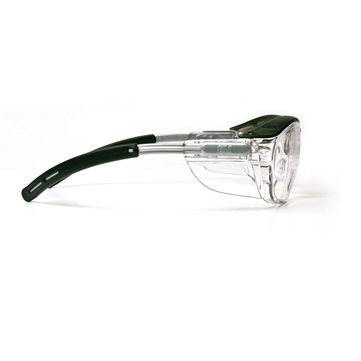 3M 11434-00000-20 Safety Glasses with Readers, Nuvo Protective Eyewear, +1.5 Diopter, Clear Lens, Retro Gray Frame, Soft Nose Bridge, Side Shields, ANSI Z87.1 (7000052797)  - (20Pack) - 4