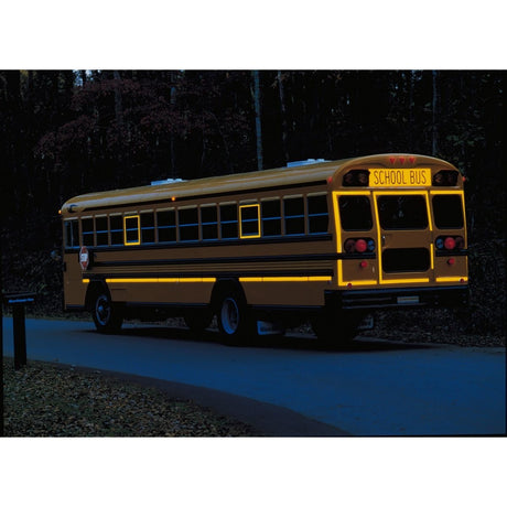 3M 983-71 Diamond Grade Conspicuity Marking, Yellow, FRA, 4 in x 18 in Cuts, 4 in x 50 yd (7000055577) - 3