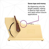 3M M920 Scotch Definite Length Tape Dispenser, 1 in, Putty, 3 in Core (7000056552) - 4