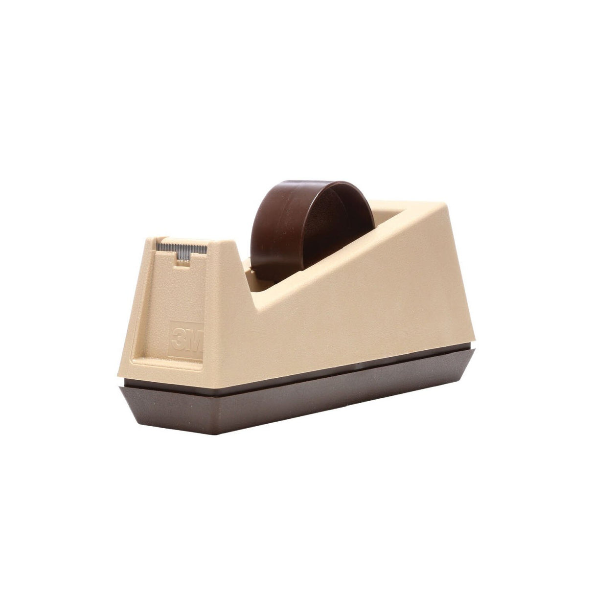 3M C25 Scotch Heavy Duty Tape Dispenser, Weighted Base, Rubber Base, 3 in Core, Holds Tape Up to 1 in Wide, Putty Beige (7000056837)  - (3Pack)