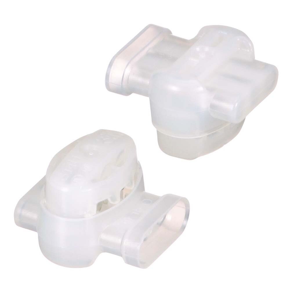 3M 314U-BIN Electrical IDC Insulation Displacement Connector , Pigtail, Self-Stripping, Flame Retardant, White, 22-14 AWG (7000058006) (1000 Pack) - 5